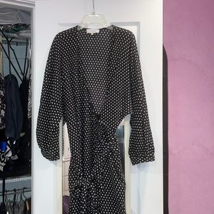 Wrap dress Polka dot